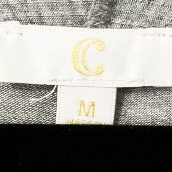 Charming Charlie Gray Waterfall Cardigan Size Medium - Picture 4 of 5